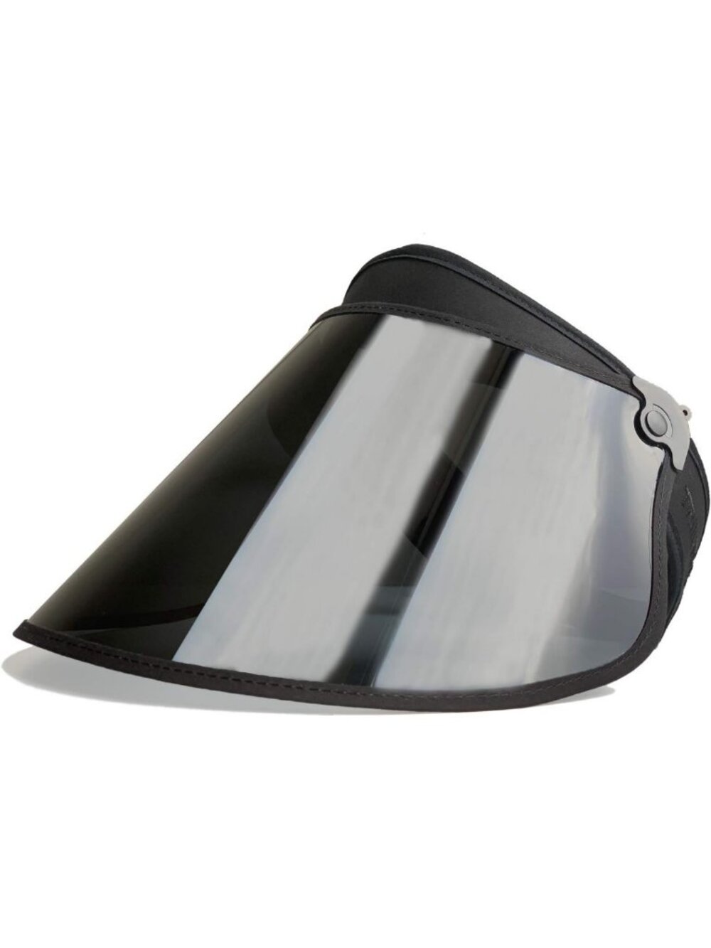 Adjustable Full Face Sun Visor Shield - UV Protection, 360° Rotating Lens
